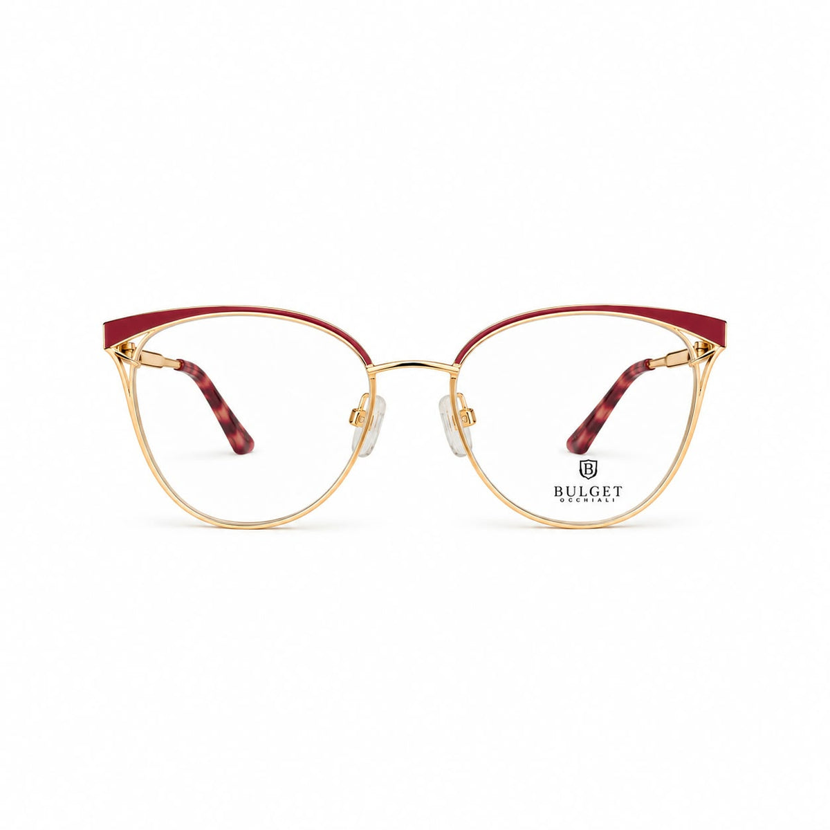 Full Frame Metal Eyewear Round Cat Eyed Shape For Women 168243