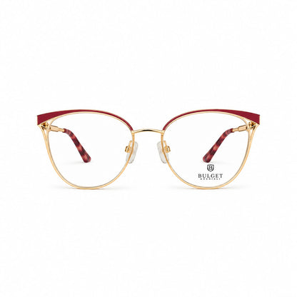 Full Frame Metal Eyewear Round Cat Eyed Shape For Women 168243