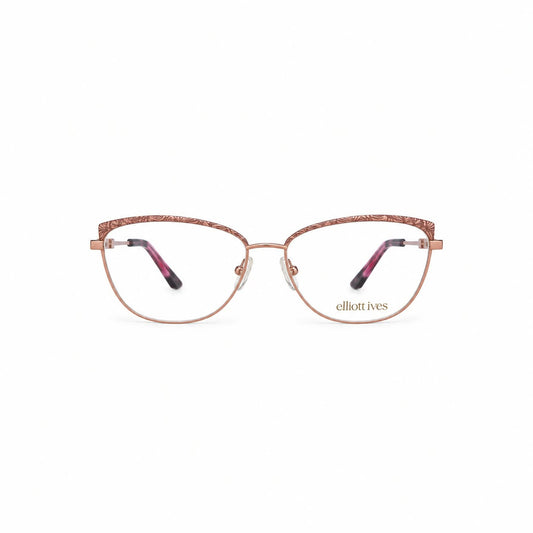 Full Frame Metal Eyewear Soft Cat-Eye Shape For Women 274119