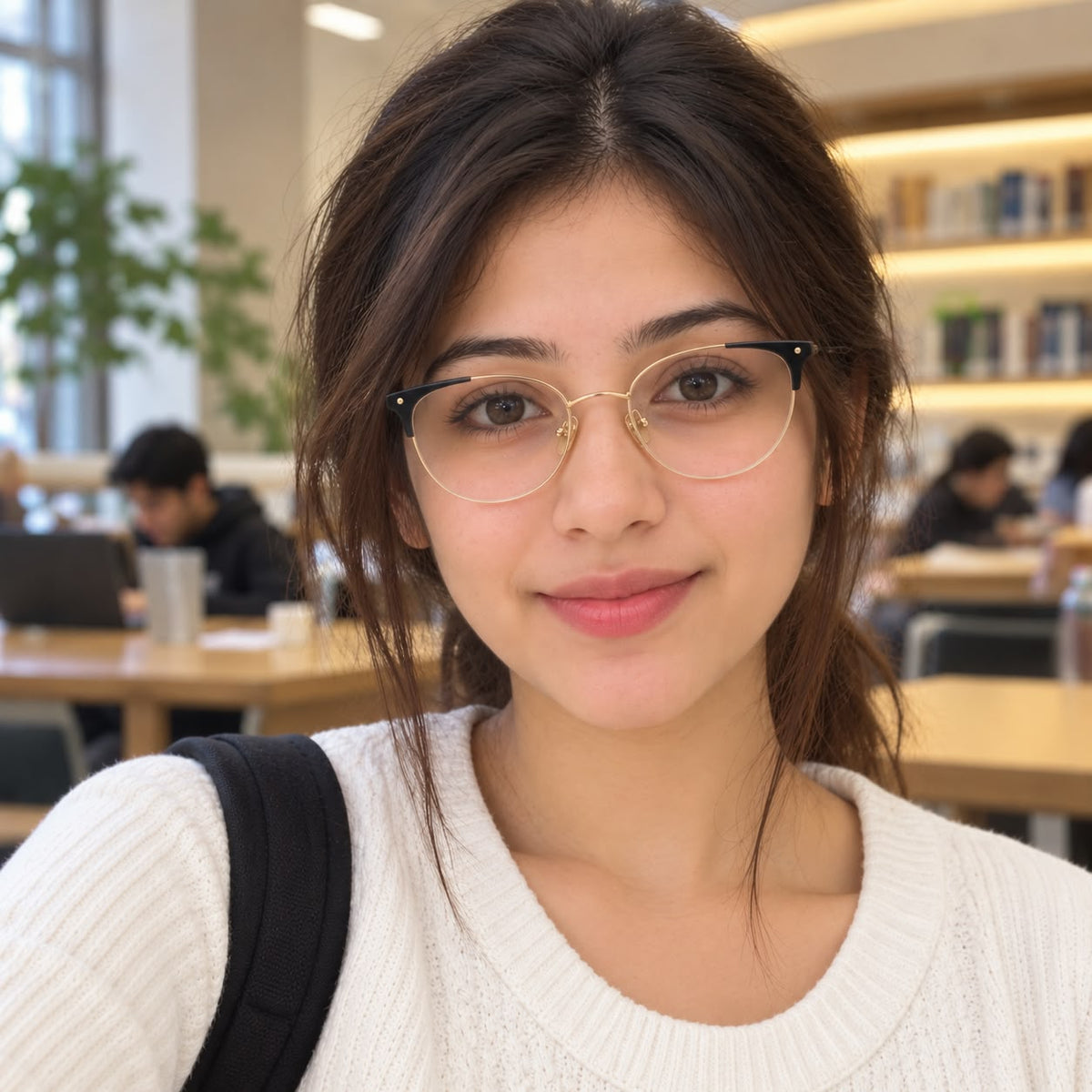 Full Rim Metal Eyewear Cat eyed Retro Shape For Women 290563