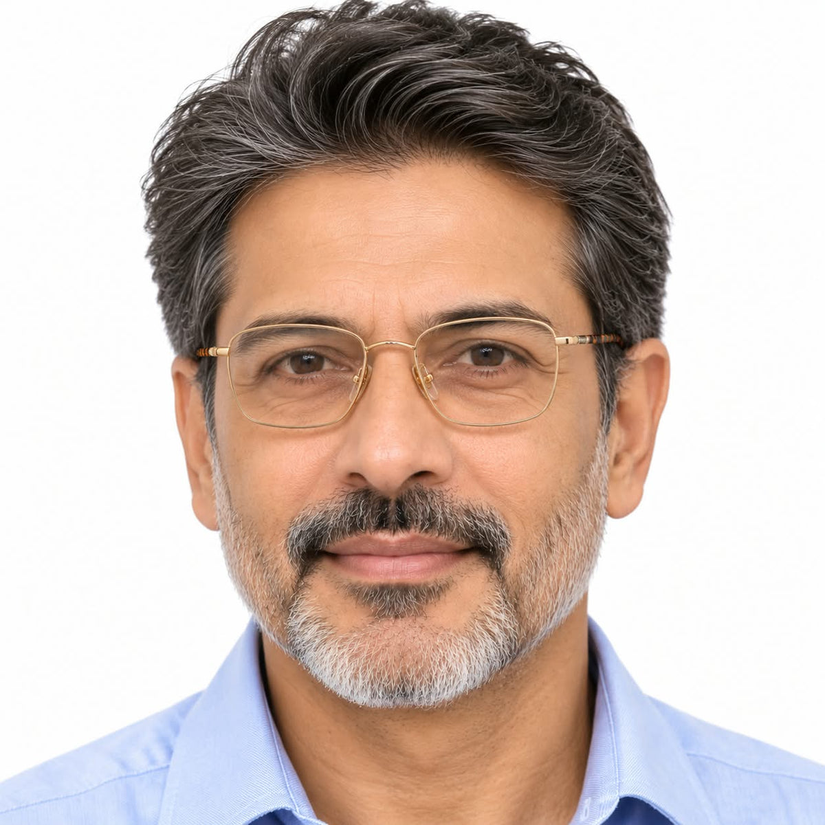 Full Rim Metal Eyewear Rectangle Shape for Men 285318