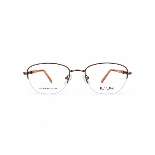 Half Rimless Oval Shape For Women 232398
