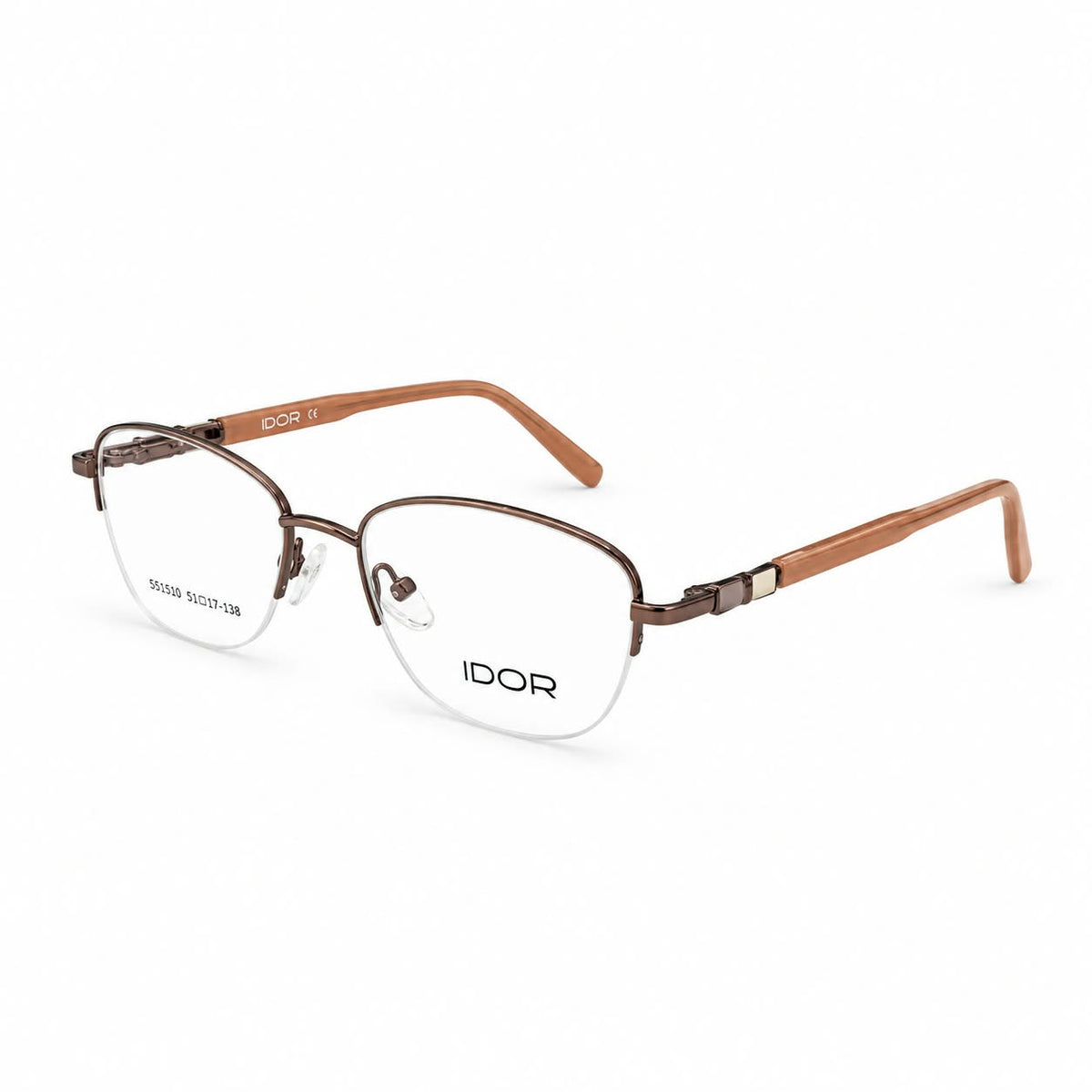 Half Rimless Oval Shape For Women 232398