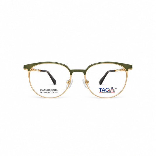 Full Rim Metal Eyewear Panto Round Shape For Men 287311