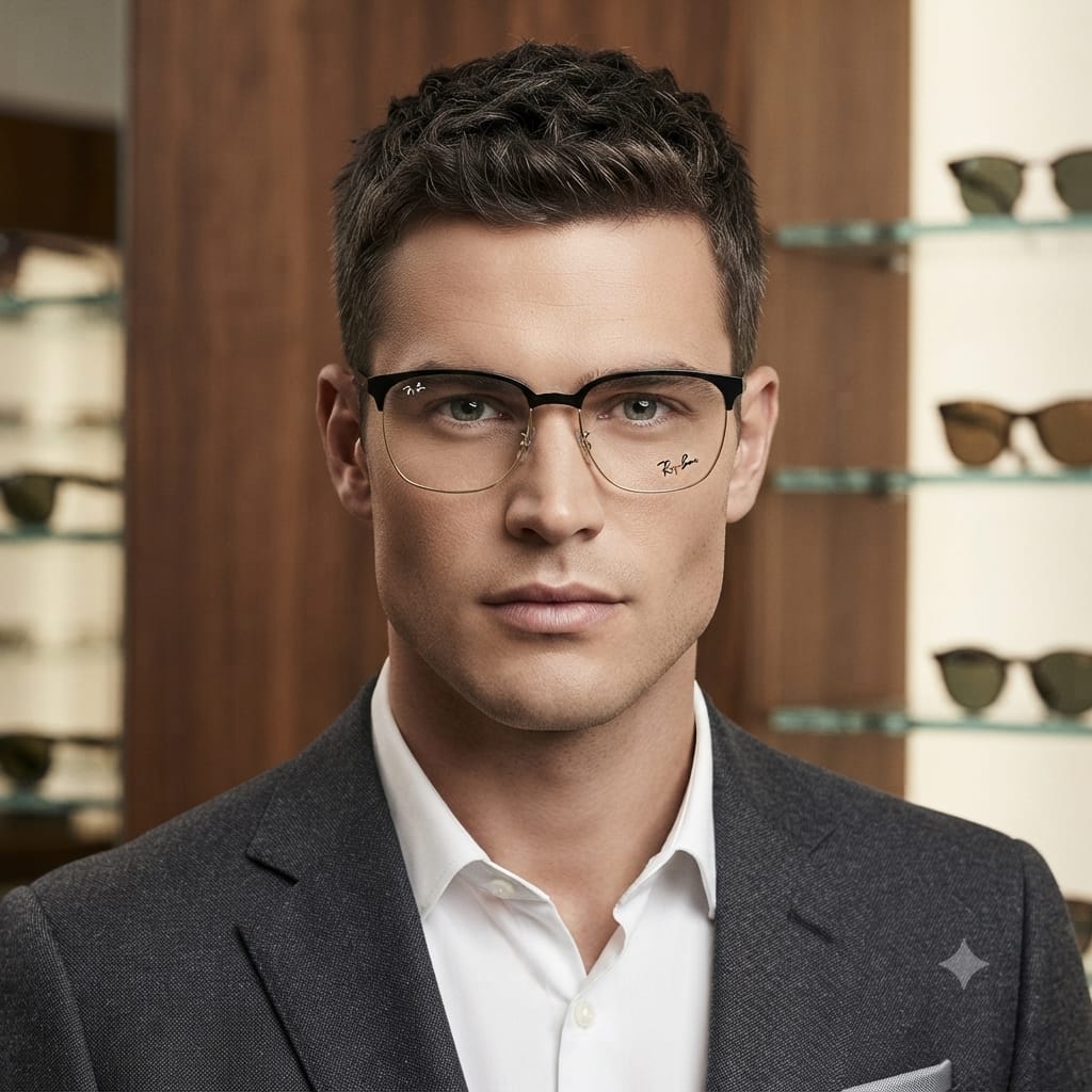Ray-Ban  RB6542I Full Frame Rectangle For Men 229529
