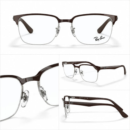 Ray-Ban  RB6540I Half Frame Rectangle For Men 236743 - Eyedentity Opticians
