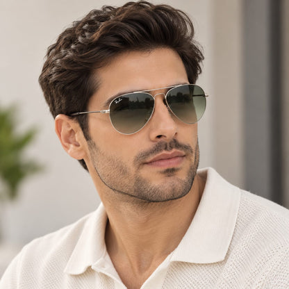 Ray-Ban Sunglasses  RB3025I Silver Aviator For Men 784316