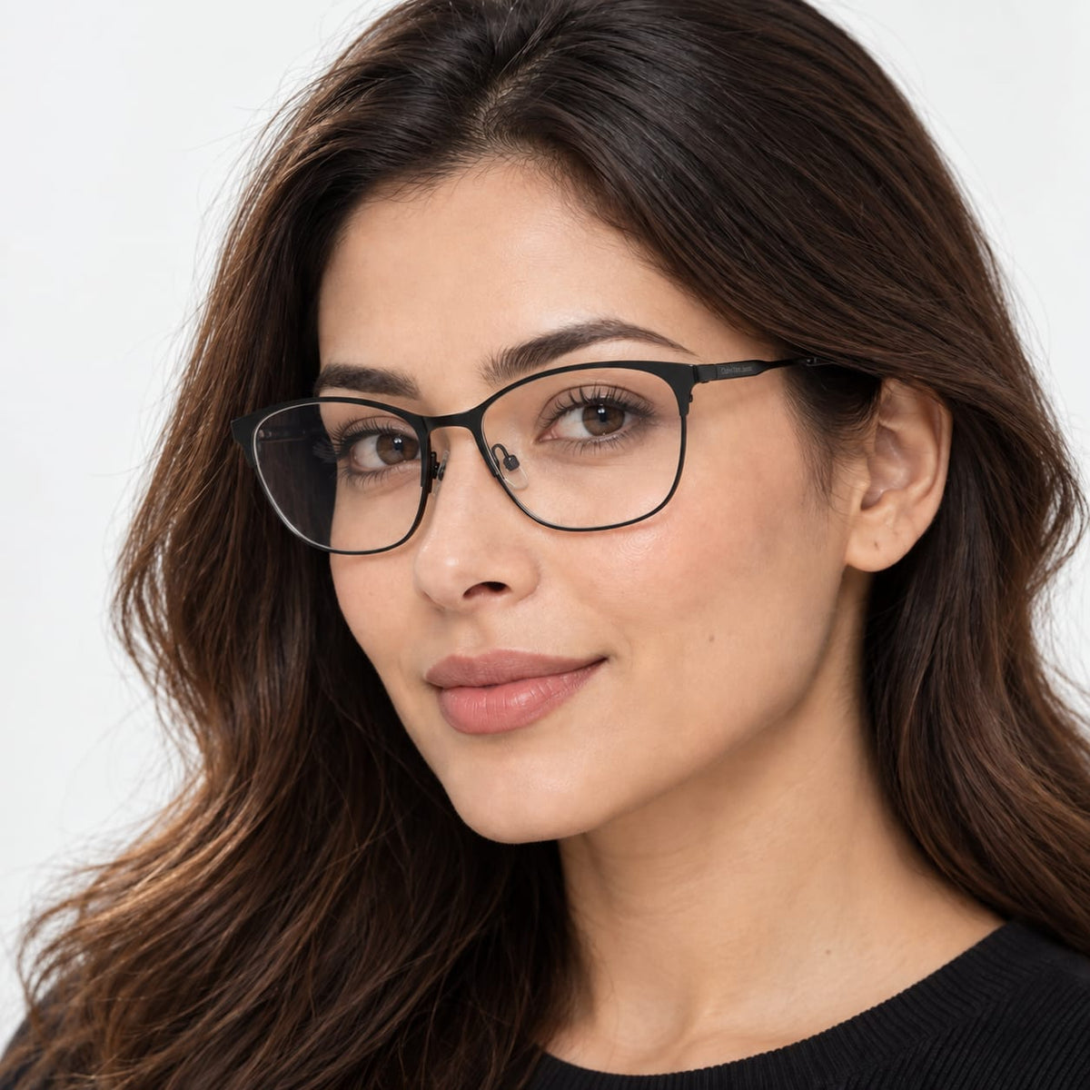 Calvin Klein Cat-Eye Full Frame Specs For Women 116452
