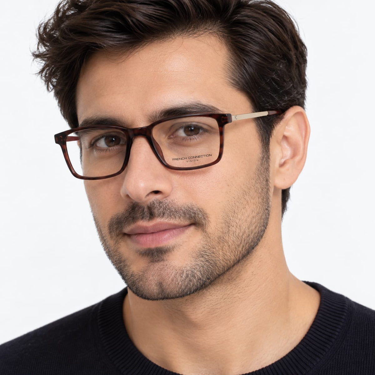 French Connection Full Frame Rectangle For Men & Women 317345 - Eyedentity Opticians