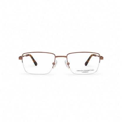 French Connection Half Rim Rectangle Specs for Men 287648 - Eyedentity Opticians
