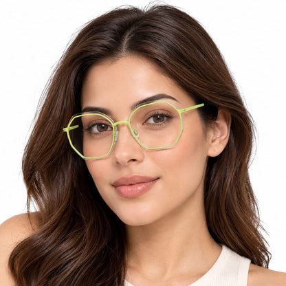 Rimless Geometric Shape Eyewear For Women 213183 - Eyedentity Opticians