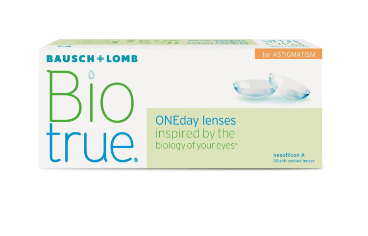 Bausch & Lomb Contact Lenses Bausch & Lomb BioTrue >> Toric / Astigmatism << Daily Disposable Contact Lenses