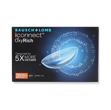 Bausch & Lomb Contact Lenses Bausch & Lomb Iconnect Oxyrich >> Spherical << Monthly Disposable Contact Lenses