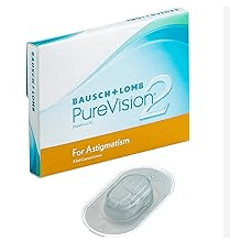 Bausch & Lomb Contact Lenses Bausch & Lomb PureVision 2 HD>> Toric / Astigmatism << Monthly Disposable Contact Lenses (6 Lens Pack)