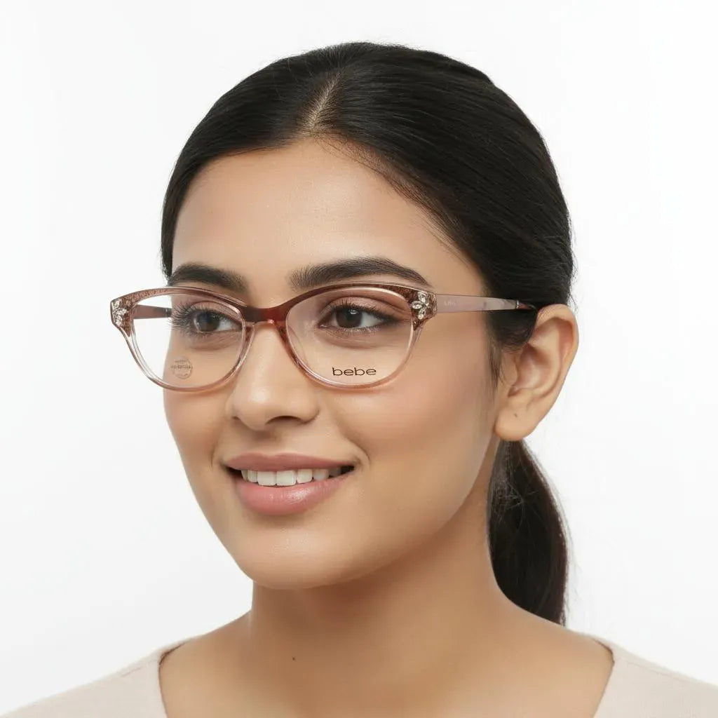 Bebe Eyeglasses Bebe Cat-Eye Specs For Women 357221