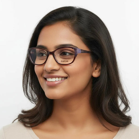 Bebe Eyeglasses Bebe Full Frame Cat-eye For Women 225678