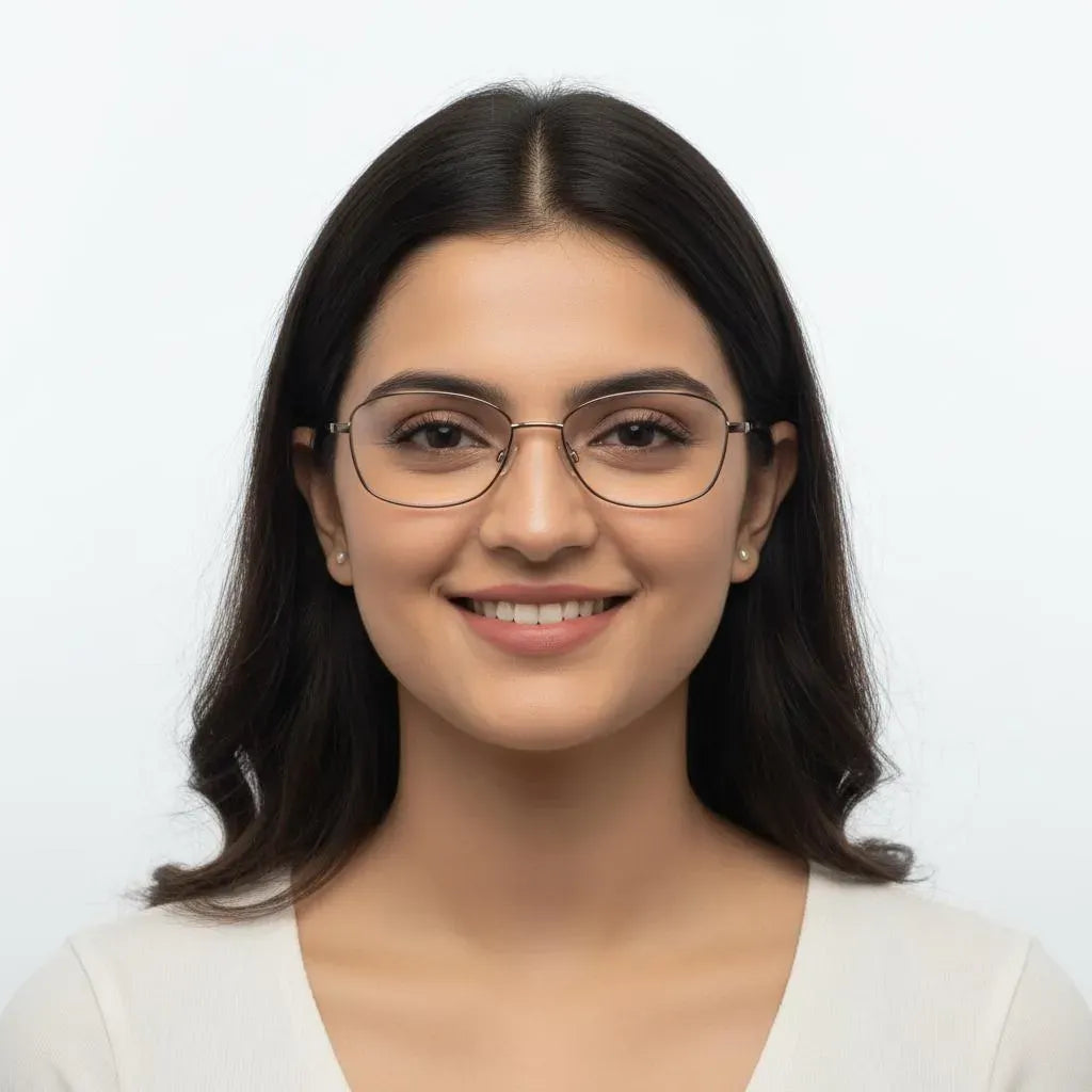 Bebe Eyeglasses Bebe Full Frame Oval Specs For Women 108659