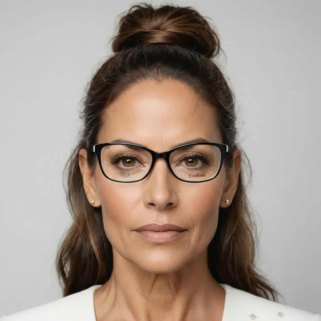 Bebe Eyeglasses Bebe Full Frame Oval Specs For Women 361031