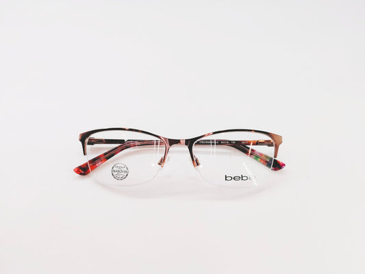 Bebe Eyeglasses Bebe Half Frame Cat-Eye For Women 676070