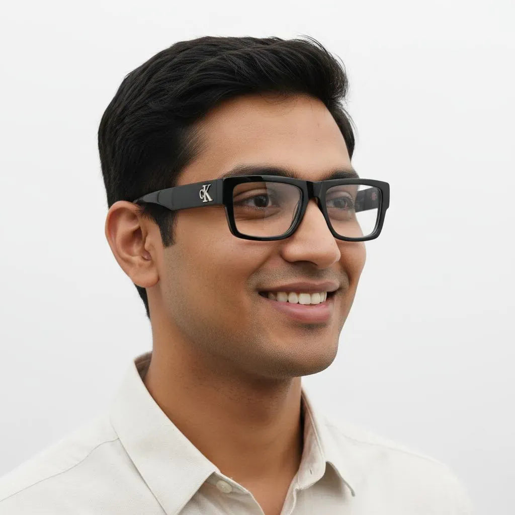 Calvin Klein Eyeglasses Calvin Klein- Full Frame Rectangle Specs For Men 216553