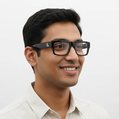 Calvin Klein Eyeglasses Calvin Klein- Full Frame Rectangle Specs For Men 216553