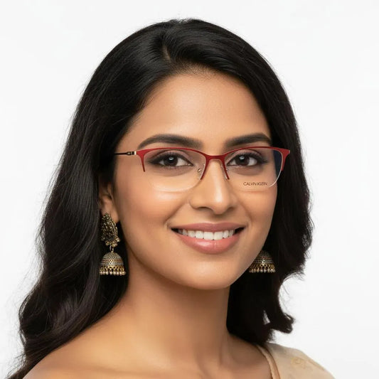 Calvin Klein Eyeglasses Calvin Klein- Half Frame Cat-Eye For Women 172896