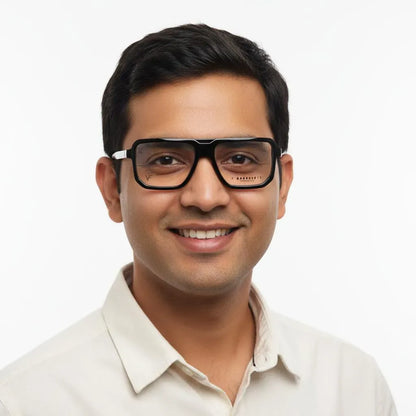 Farenheit Eyeglasses Farenheit Full Frame Rectangle Specs For Men 363602