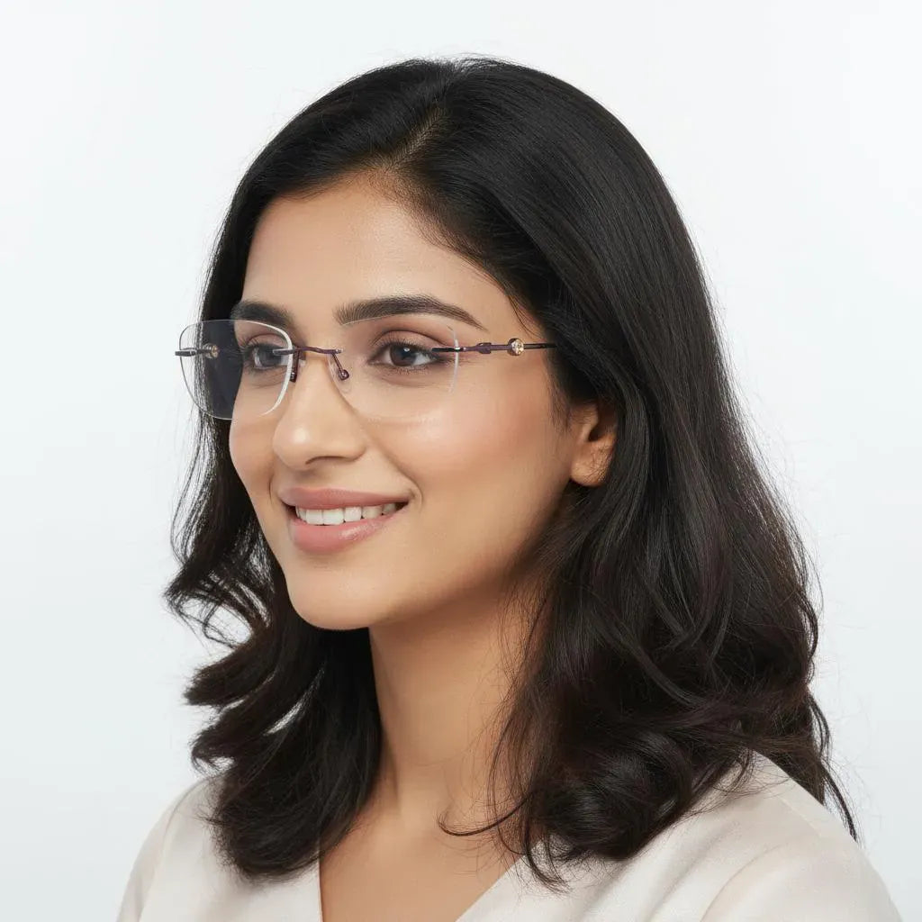 Farenheit Eyeglasses Farenheit Oval Cat-Eye For Women 105123