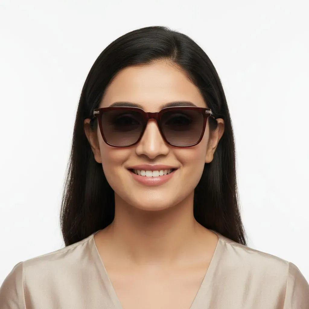 Farenheit Sunglasses Farenheit Full Rim Square Sunglasses For Women 187002