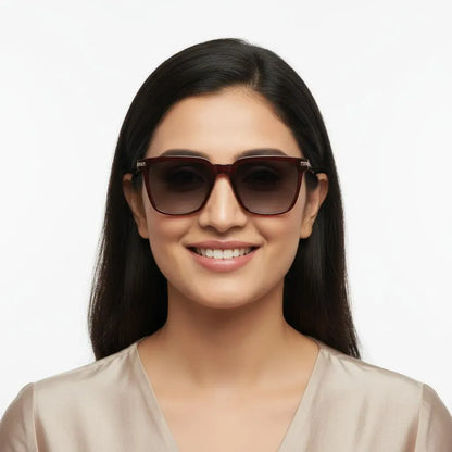 Farenheit Sunglasses Farenheit Full Rim Square Sunglasses For Women 187002