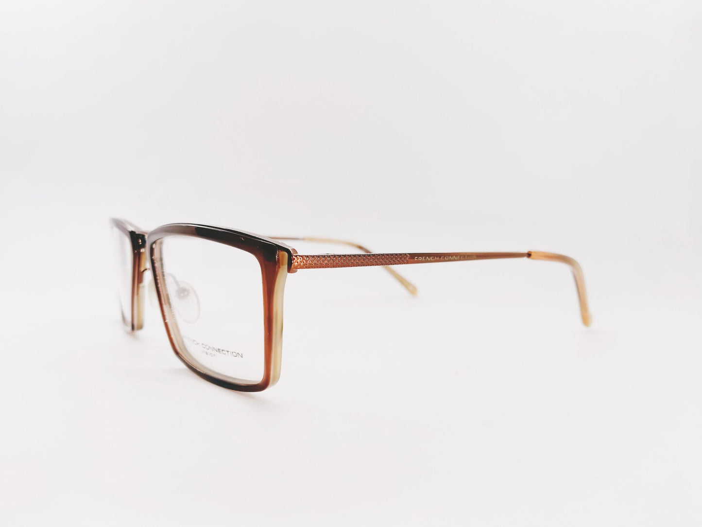 French Connection Eyeglasses French Connection Full Frame Rectangle For Men & Women 154704