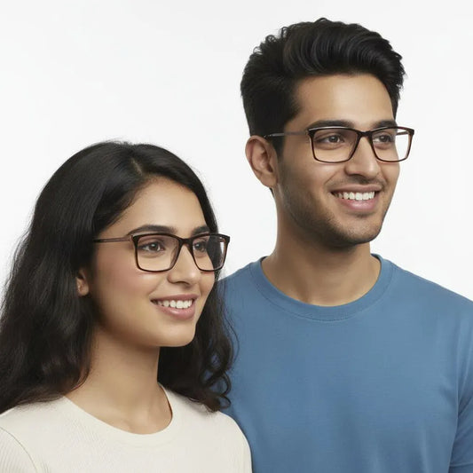 French Connection Eyeglasses French Connection Full Frame Rectangle For Men & Women 154704