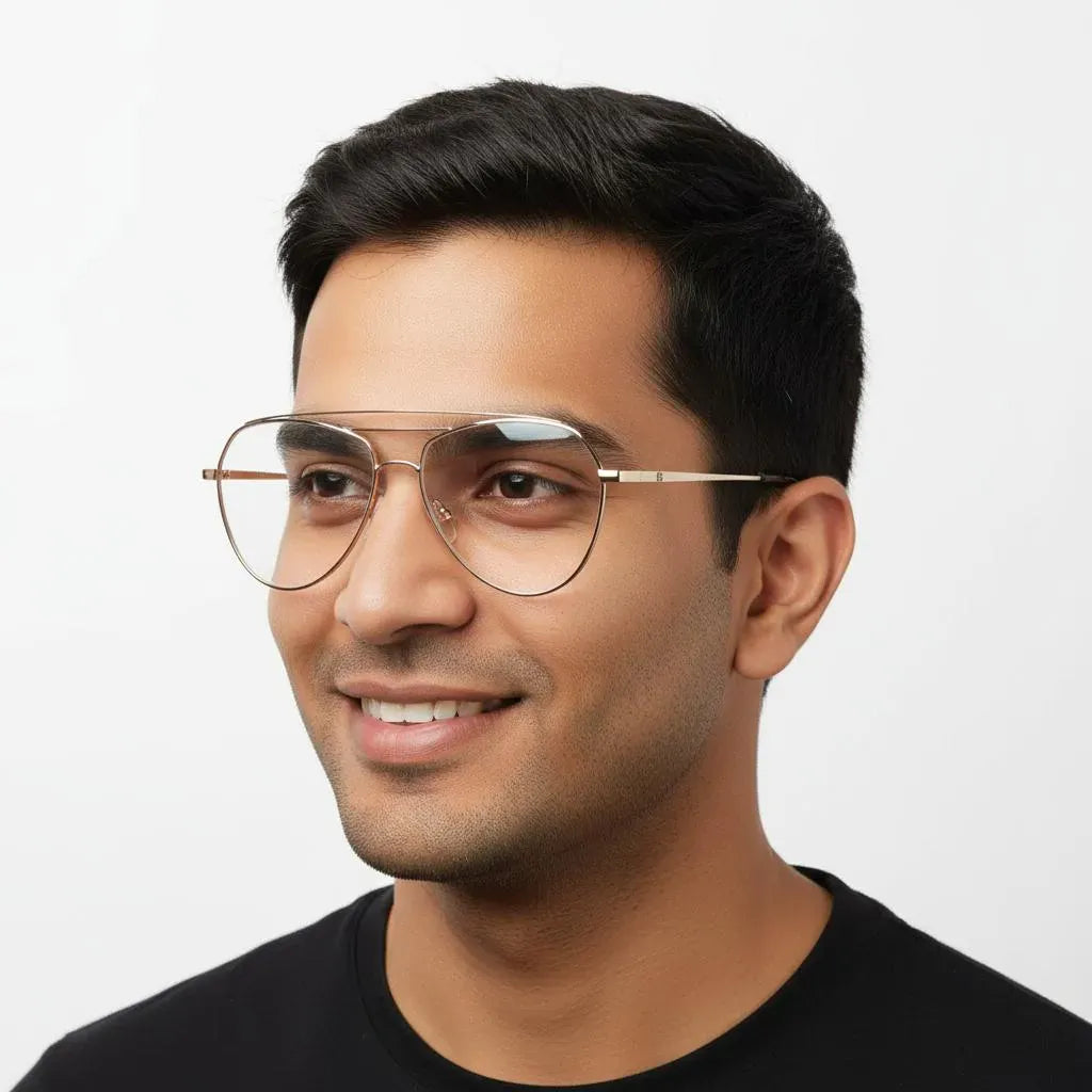 French Connection Eyeglasses French Connection Full Rim Aviator For Men 210335