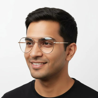 French Connection Eyeglasses French Connection Full Rim Aviator For Men 210335