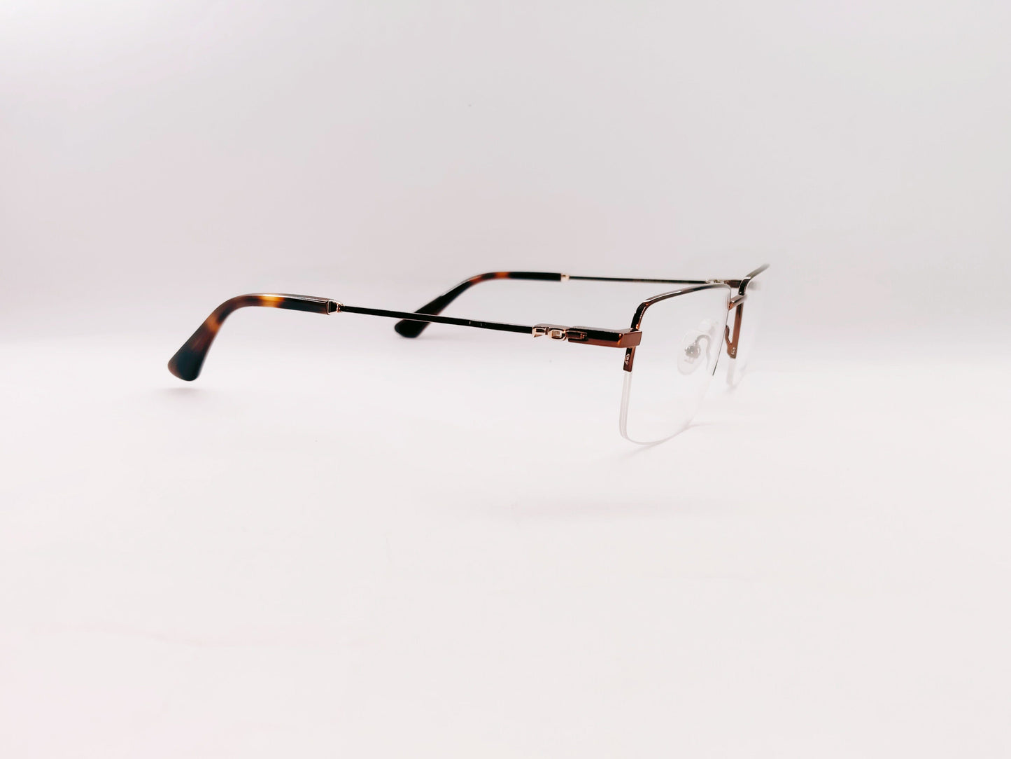 French Connection Eyeglasses French Connection Half Rim Rectangle Specs for Men 287648
