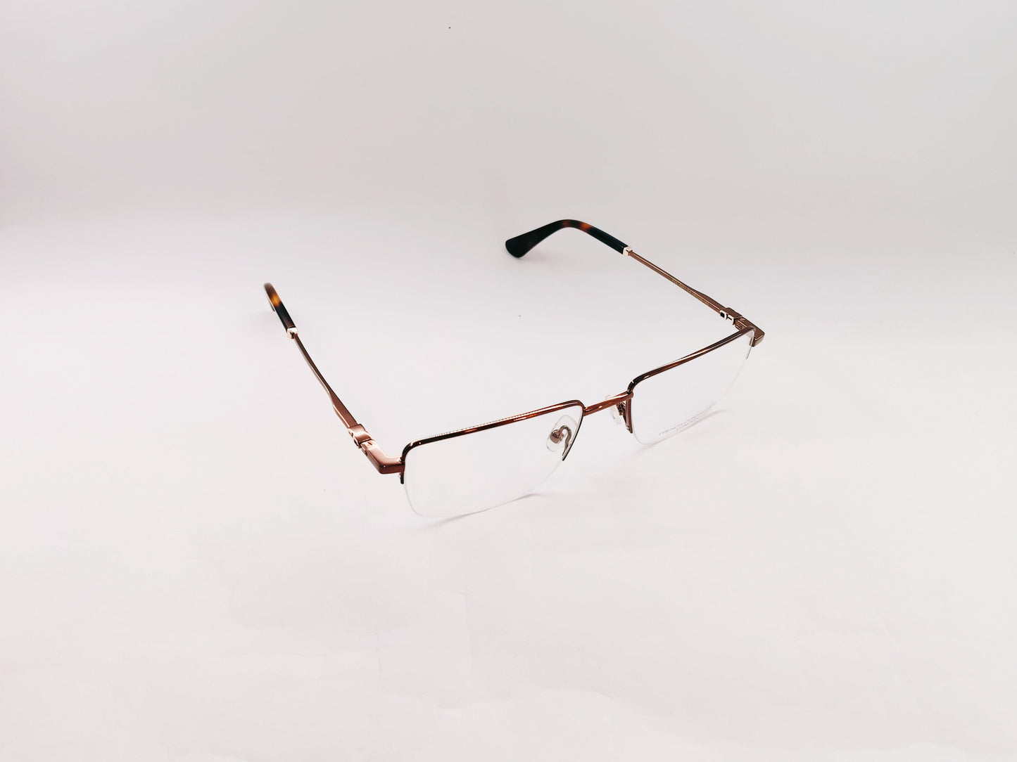 French Connection Eyeglasses French Connection Half Rim Rectangle Specs for Men 287648