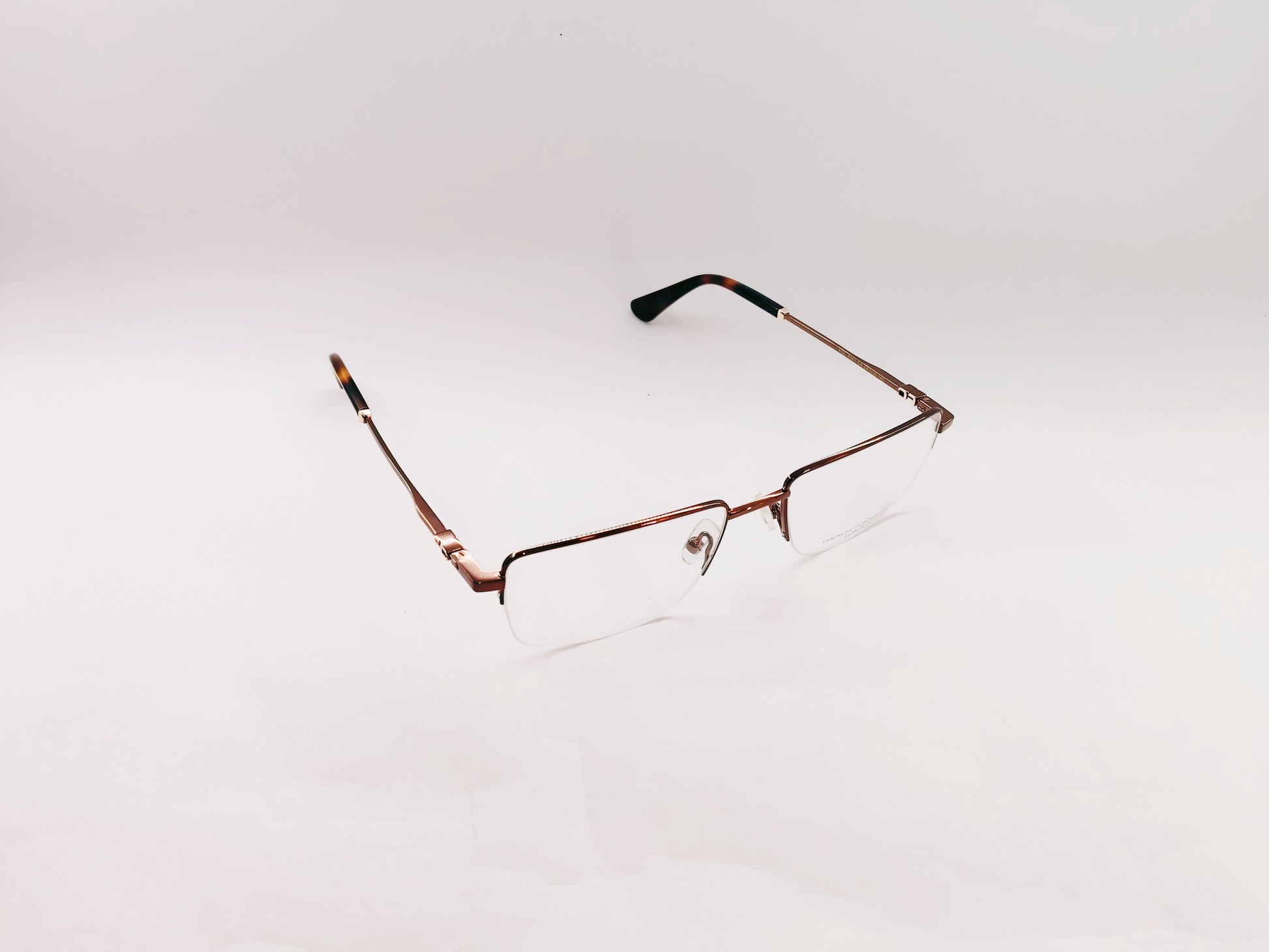 French Connection Eyeglasses French Connection Half Rim Rectangle Specs for Men 287648