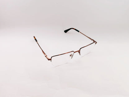 French Connection Eyeglasses French Connection Half Rim Rectangle Specs for Men 287648