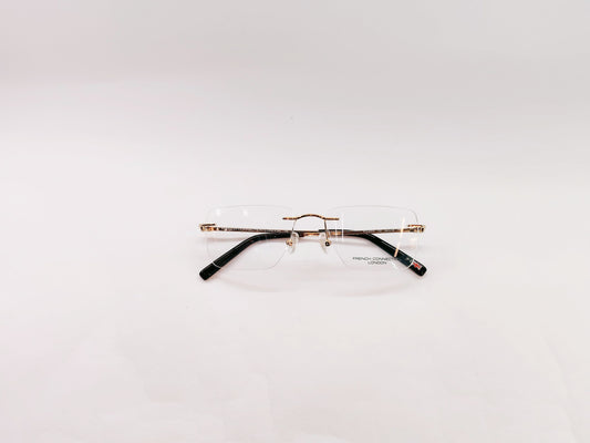 French Connection Eyeglasses French Connection Rimless Rectangle Specs For Men 117061