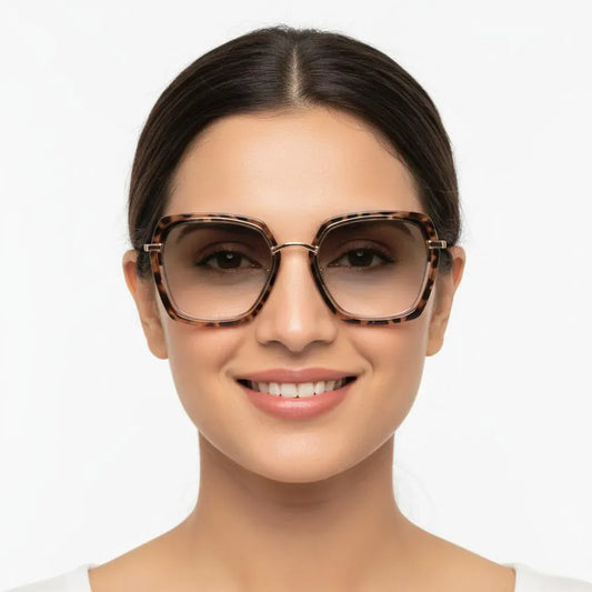 French Connection Sunglasses FCUK Full Rim MIRROR Square Sunglass For Women 282873