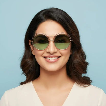 French Connection Sunglasses French Connection Full Rim Round Sunglasses For Women 740804