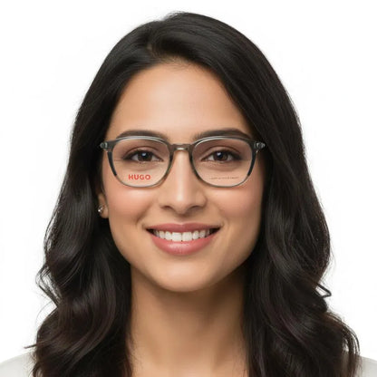 Hugo Eyeglasses Hugo Full Frame Square For Women 148801