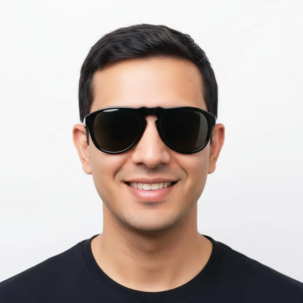 IARRA Sunglasses IARRA Full Rim Aviator Sunglasses For Men 114308