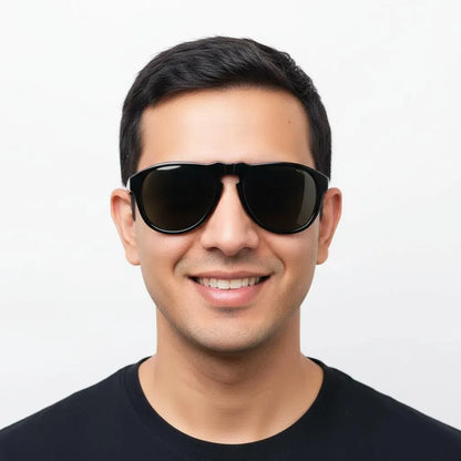 IARRA Sunglasses IARRA Full Rim Aviator Sunglasses For Men 114308