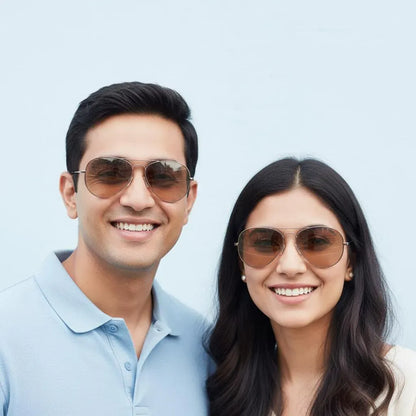 IARRA Sunglasses IARRA Full Rim Mirror Sunglasses For Men & Women 304345