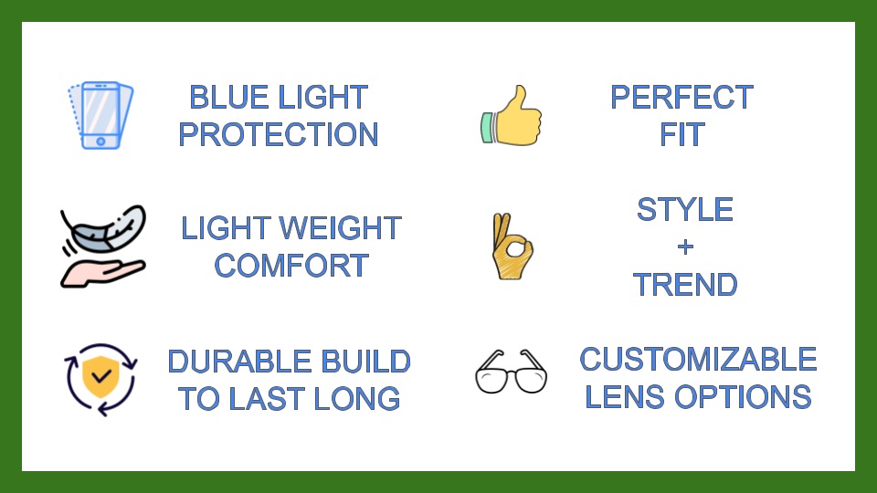 iDom Eyeglasses Aviator Full Frame For Men 820603