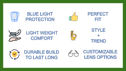 iDom Eyeglasses Aviator Full Frame For Men 820603