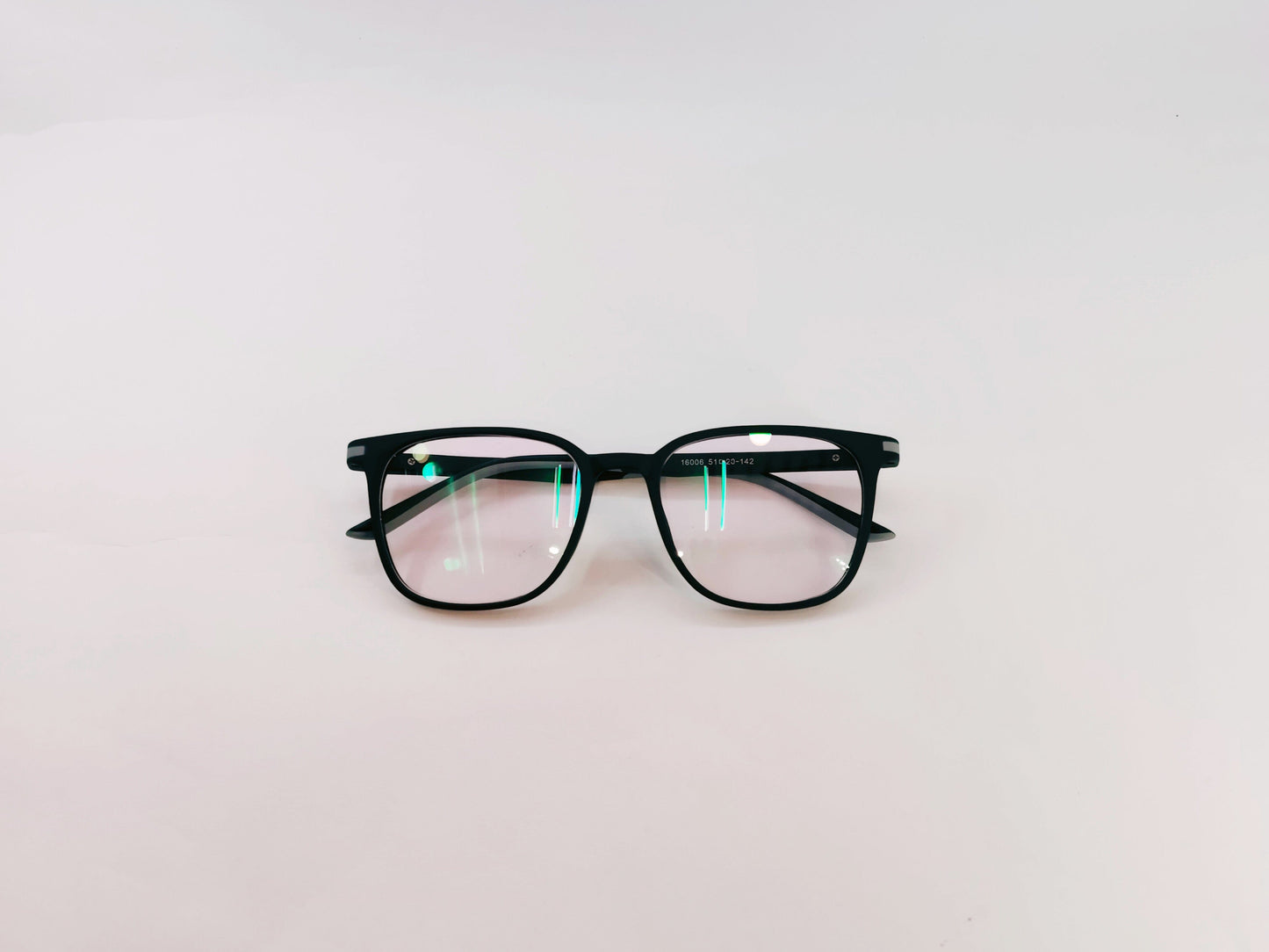 iDom Eyeglasses Black Full Frame Square ZERO Power BLUE-LIGHT Filter / Computer Specs For Men & Women 326117