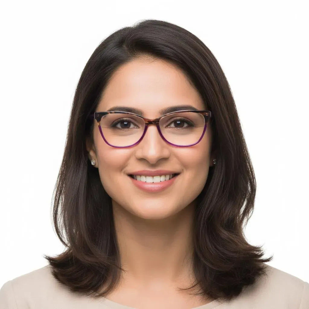 iDom Eyeglasses Cat-Eye Full Frame Specs For Women FP1866