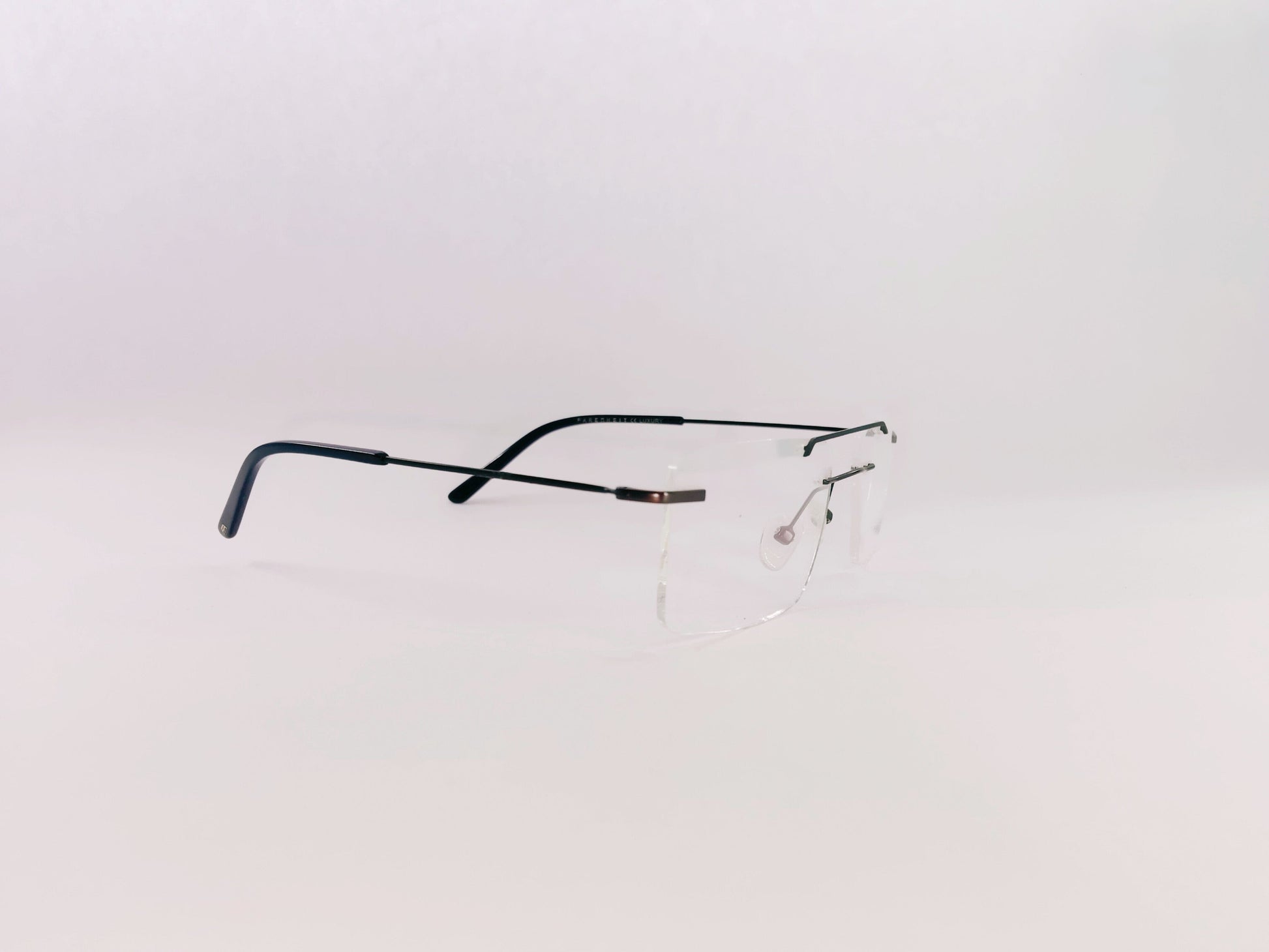 iDom Eyeglasses Farenheit Rimless Rectangle Specs For Men 179737